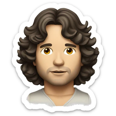 Jim morrison sticker