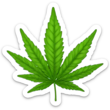 Marihuana  sticker