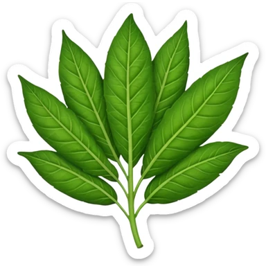 Tobacco leaf sticker