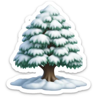 Snow tree  sticker
