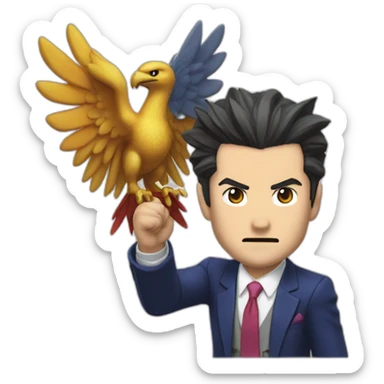 phoenix-wright-objection sticker