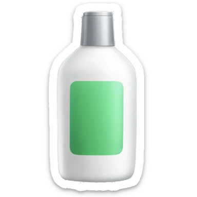 a bottle of shampoo sticker