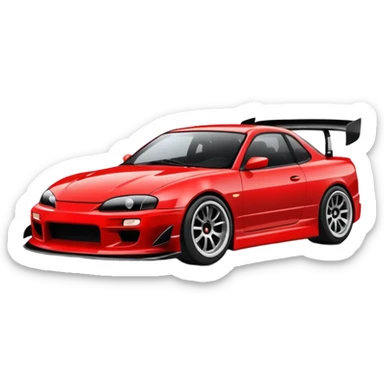 Drift car sticker