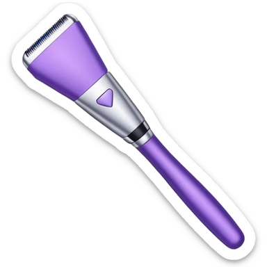 beauty tool purple sticker
