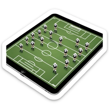 football playbook formation  eleven players sticker