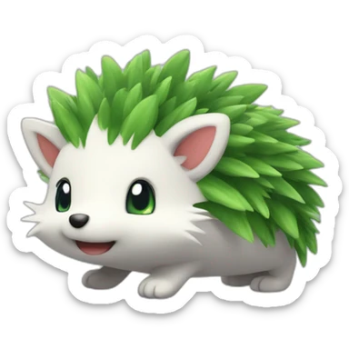 Shaymin-hedgehog sticker