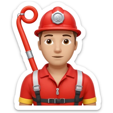lifeguard portrait, head and shoulders only, wearing red lifeguard uniform, rescue whistle and buoy strap visible, confident alert expression, beach safety vibe, 3D cartoon, mobile game icon style, clean background, no text, no watermark
 sticker