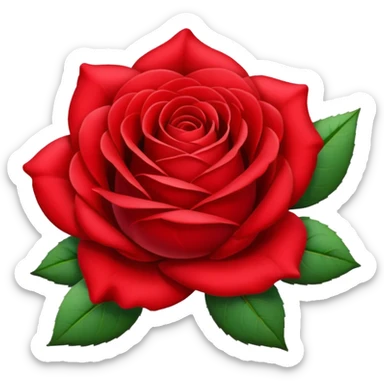 ROSE RED sticker