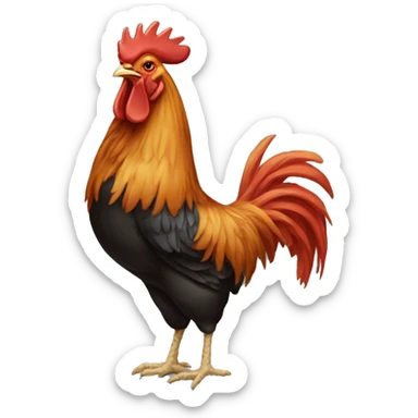 rooster sticker