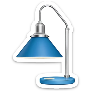 danish designer lamp ph 5 blue sticker