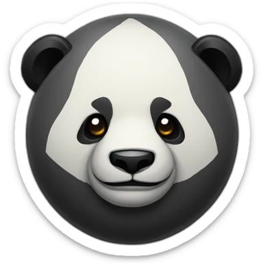 A panda in borderlands the game sticker