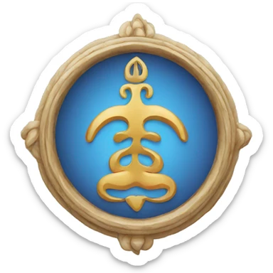 jain symbol sticker