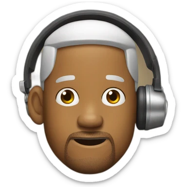 Phone on the head will smith sticker