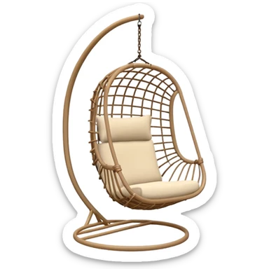 classic hanging chair sticker
