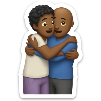 Hug sticker