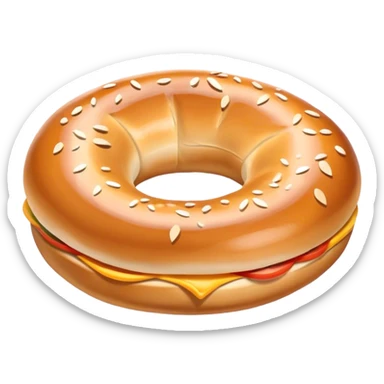 italian bagel  sticker
