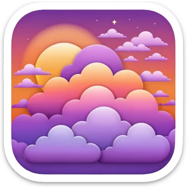 Sky Sunset sticker