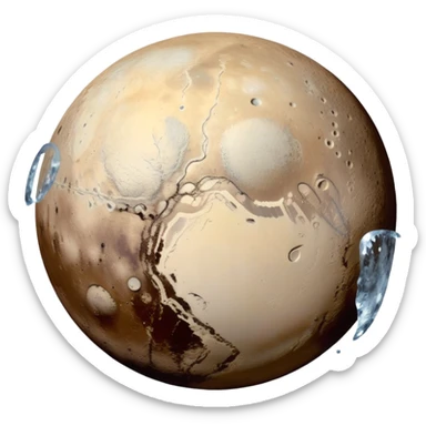 dwarf planet Pluto sticker