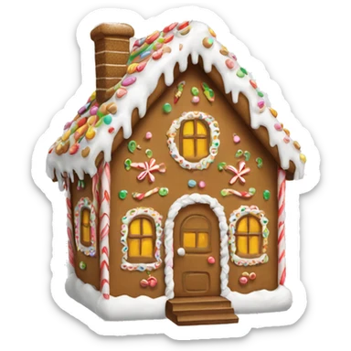 Gingerbread house  sticker