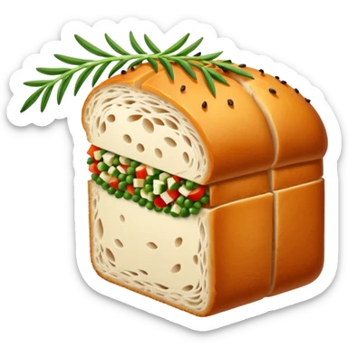 poultry loaf sticker