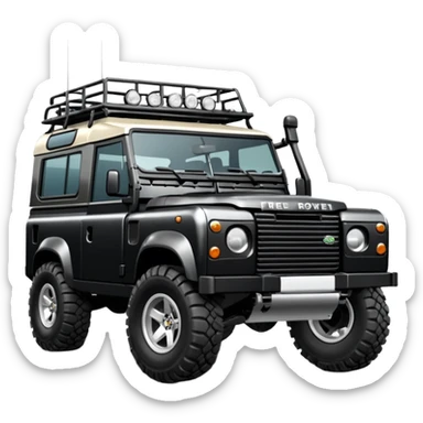 Land rover freeelander siyeh modifiyeli sticker