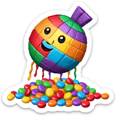 ahora quiero una piñata sticker
