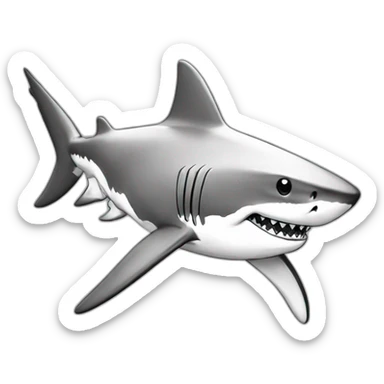 a shark in a (camouflage cap),black and white,cartoon,sketched,sketch sticker