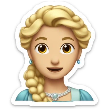 crea una princesa con el numero 118602  sticker