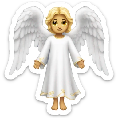 angel with wings sticker