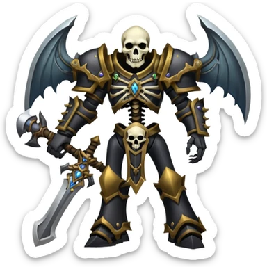 Undead in world of warcrft sticker