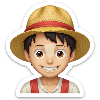 monkey D luffy sticker