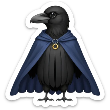 black raven cloak sticker