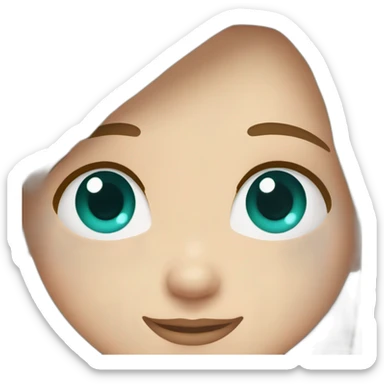 Hug white girls 1 with long straight light brown hair and turquoise eyes 2 brown hair square and brown eyes sticker