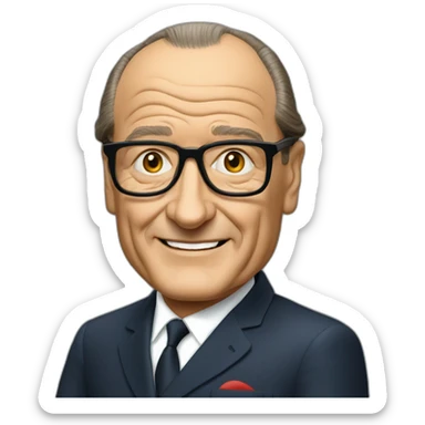 Jacques Chirac sticker