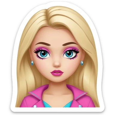 baltic christian, girly bratz baddie, beautiful eyes, eyeliner sticker