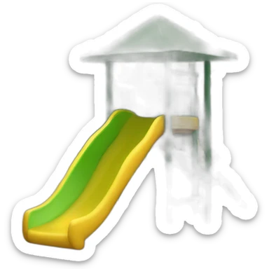 Playground slide sticker
