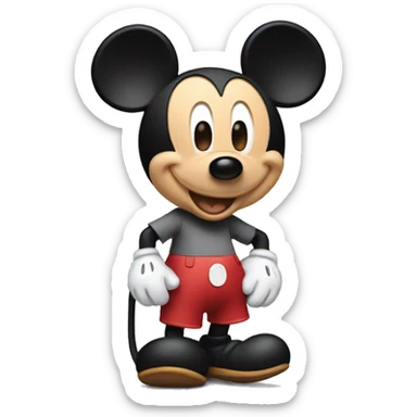 Musk Mickey Mouse sticker