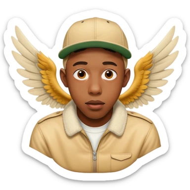 Tyler the creator flying sticker