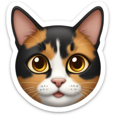Calico cat  sticker