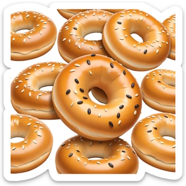 Everything bagel bites sticker