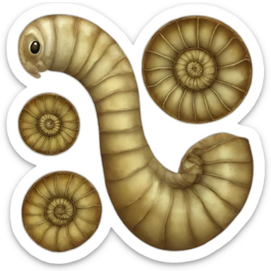 Ammonite sticker
