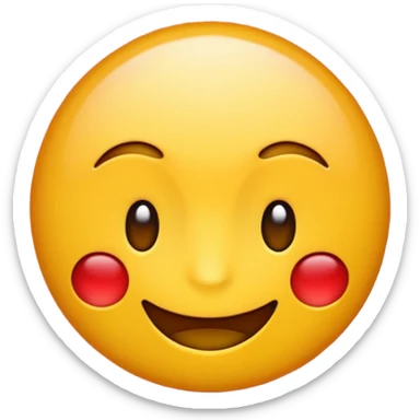 crie um emoji de positivo sem o dedo mindinho e na cor vermelha sticker