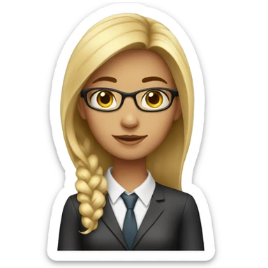 teen secretary sticker