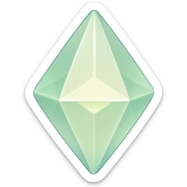  beige pastel plumbob sims  sticker