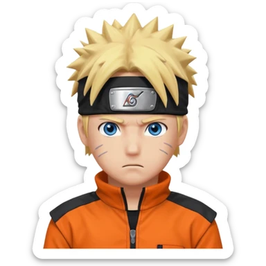 Naruto anime sticker