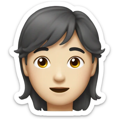 Crea un emoji de un coreano  sticker