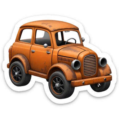 Cursed Toy Car sticker
