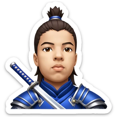 Steadfast Samurai sticker