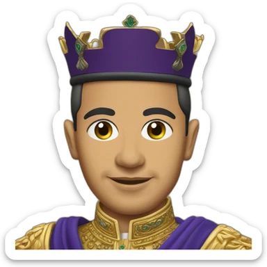 King of Morocco Mohamed VI sticker