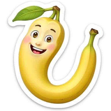 Banana funny sticker